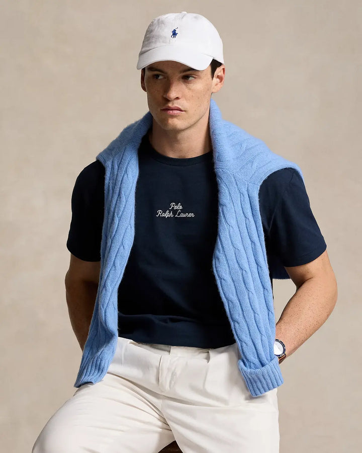 POLO Ralph Lauren T-shirt-100% katoen-HEREN POLO'S & T-SHIRTS-Blauw