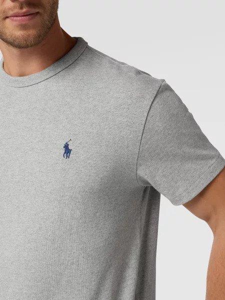 POLO Ralph Lauren t-shirt-100% katoen-HEREN POLO'S & T-SHIRTS-Grijs
