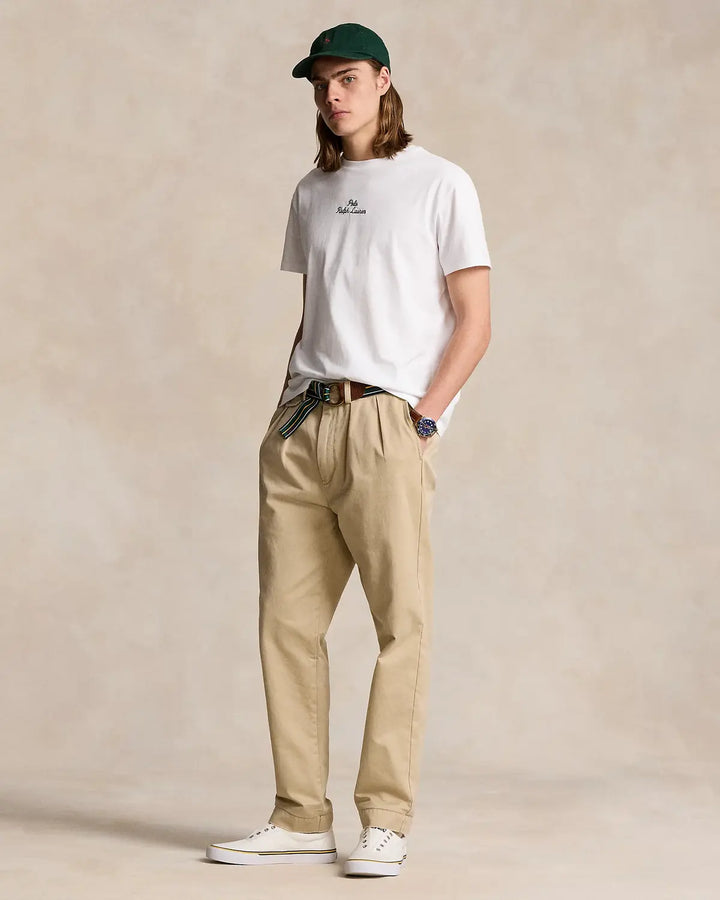 POLO Ralph Lauren T-shirt-100% katoen-HEREN POLO'S & T-SHIRTS-Wit