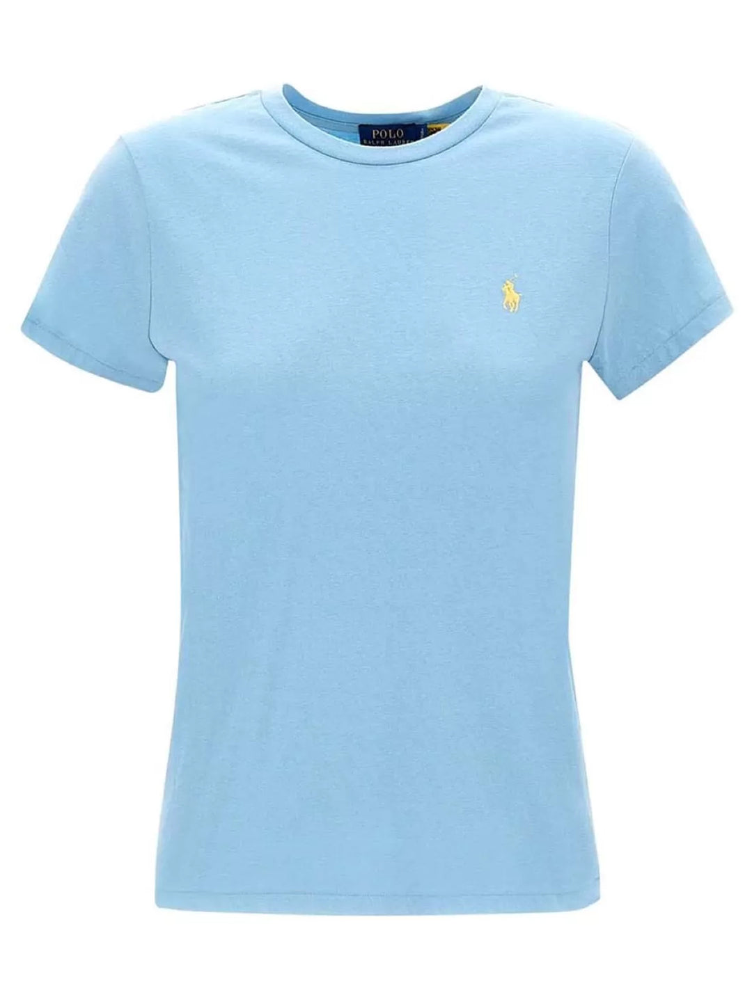 POLO Ralph lauren t-shirt blauw-100% katoen-DAMES TOPS & BLOUSES-Blauw