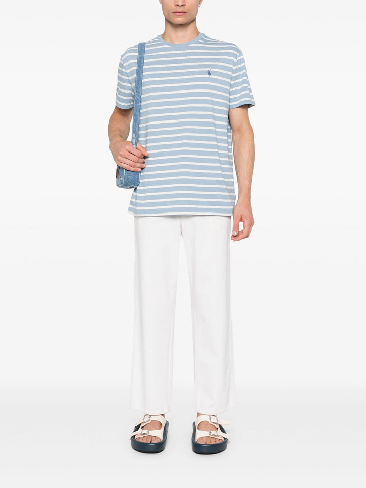 POLO Ralph Lauren T-shirt classic fit-katoen 100%-HEREN POLO'S & T-SHIRTS-Blauw