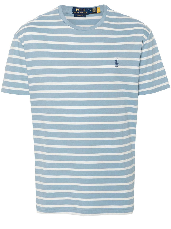 POLO Ralph Lauren T-shirt classic fit-katoen 100%-HEREN POLO'S & T-SHIRTS-Blauw