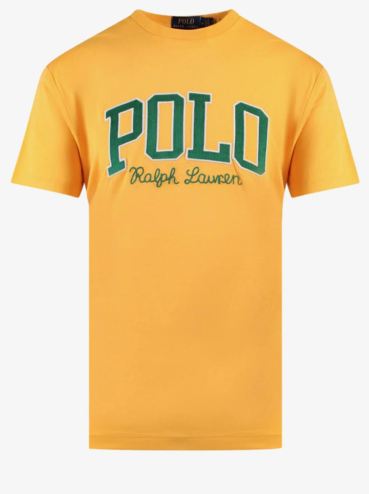 POLO Ralph Lauren t-shirt geel-100% katoen-HEREN POLO'S & T-SHIRTS-Geel