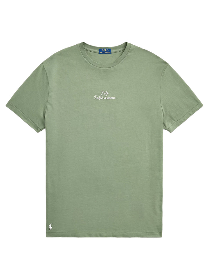 POLO Ralph Lauren T-shirt groen-100% katoen-HEREN POLO'S & T-SHIRTS-Groen