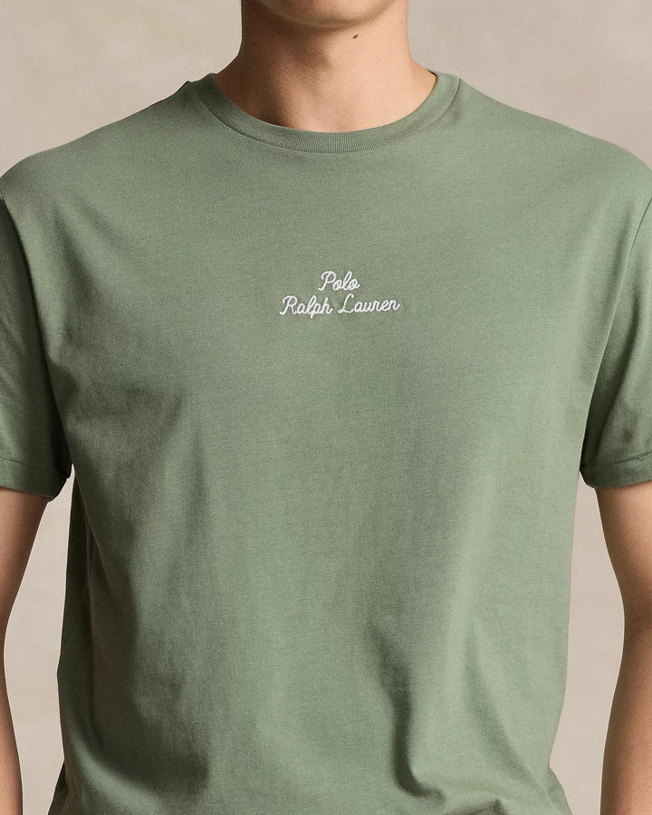 POLO Ralph Lauren T-shirt groen-100% katoen-HEREN POLO'S & T-SHIRTS-Groen