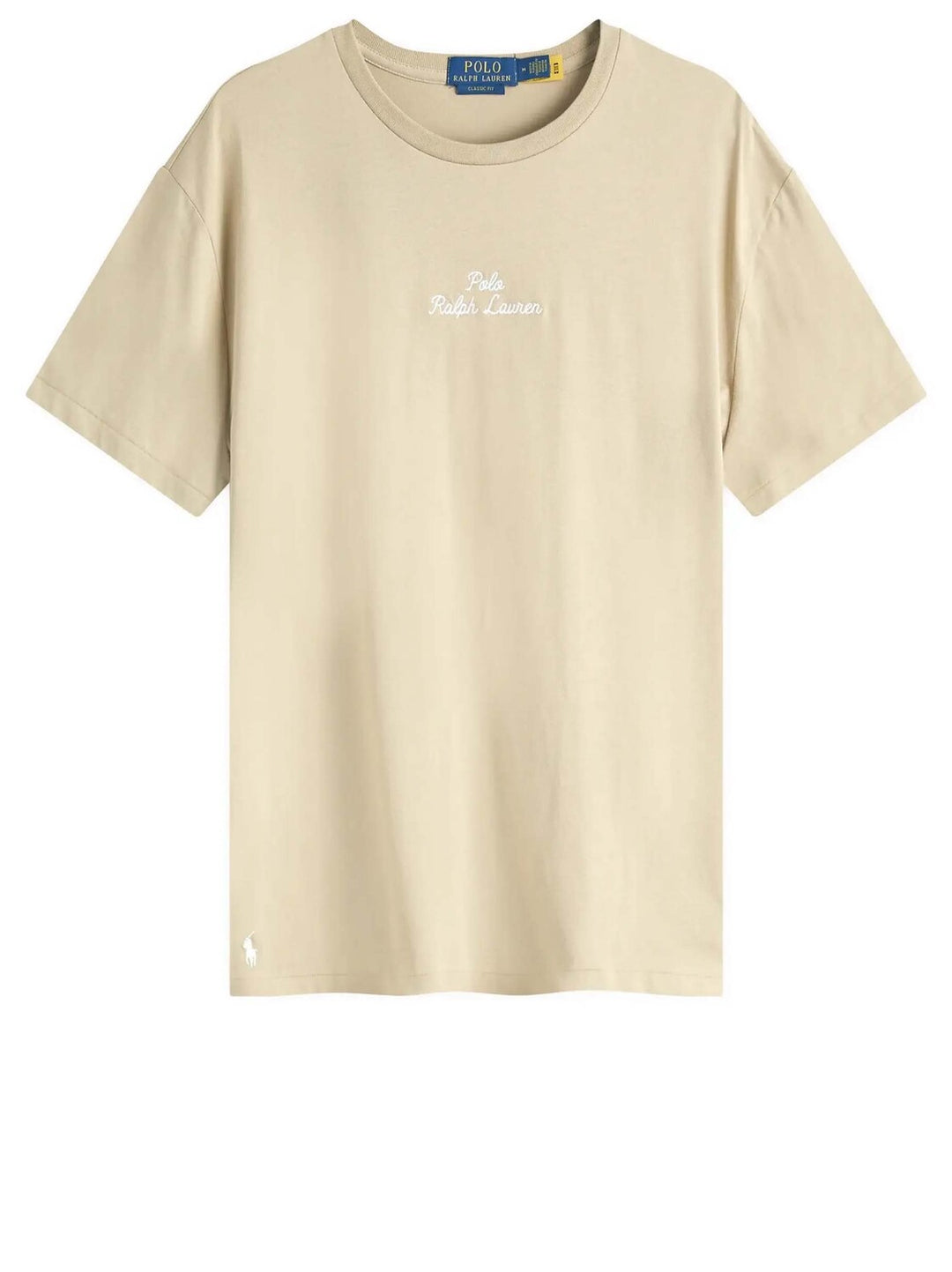 POLO Ralph Lauren T-shirt khaki-100% katoen-HEREN POLO'S & T-SHIRTS-Beige
