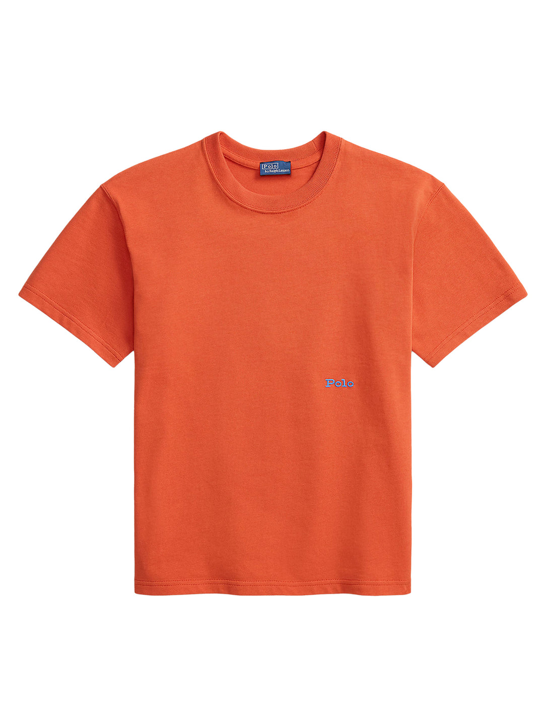 POLO Ralph Lauren T-shirt korte mouw – Oranje-100% katoen-DAMES TOPS & BLOUSES-Oranje