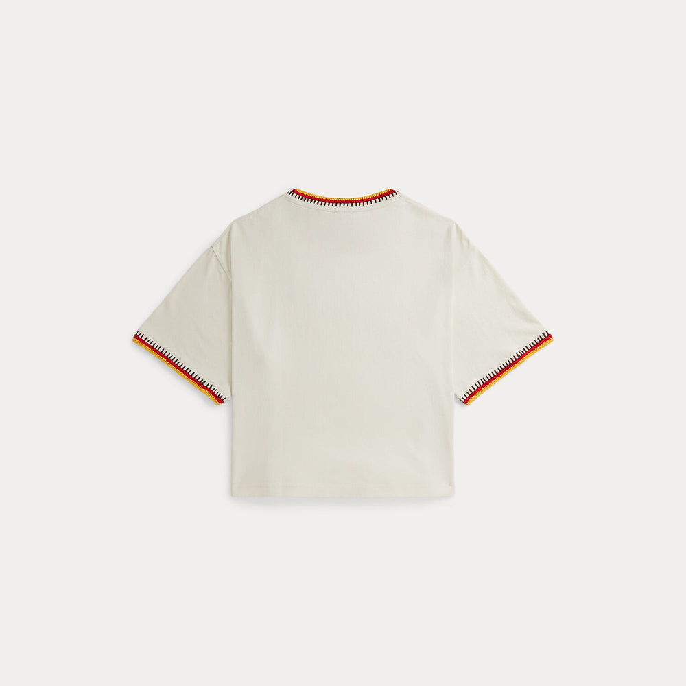 POLO Ralph Lauren – T-shirt Korte Mouw Room-100% katoen-DAMES TOPS & BLOUSES-Room