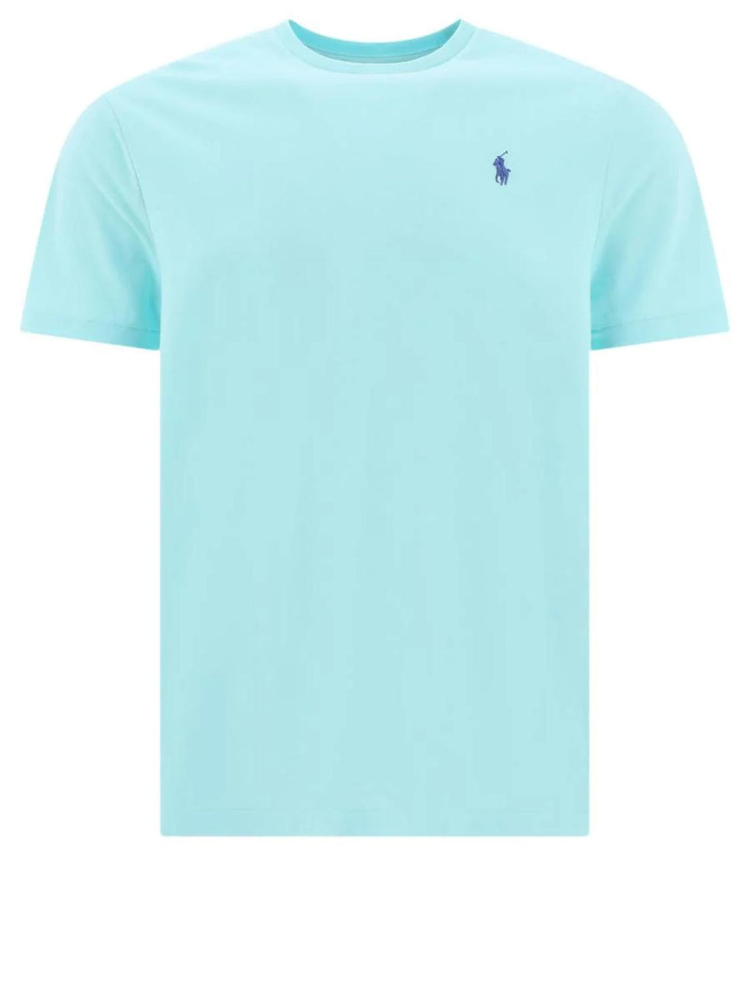 POLO Ralph Lauren t-shirt slim-100% katoen-HEREN POLO'S & T-SHIRTS-Blauw