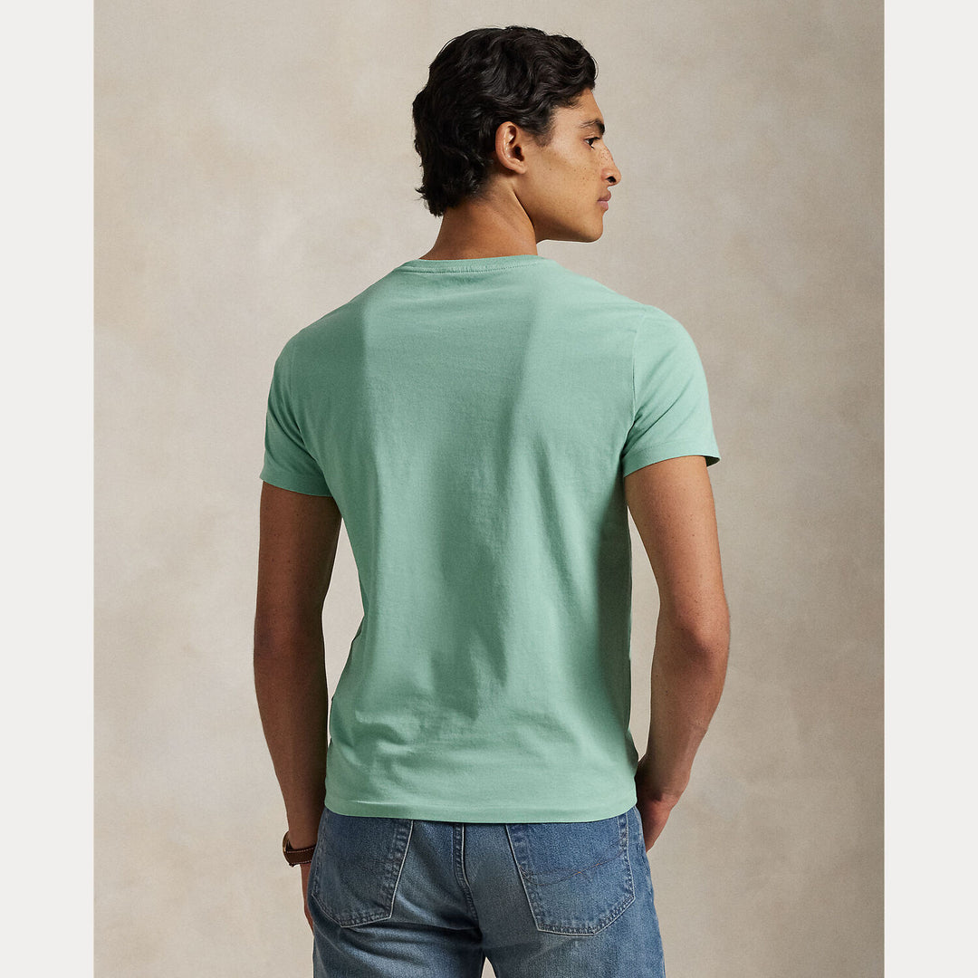 POLO Ralph Lauren T-shirt slim-100% katoen-HEREN POLO'S & T-SHIRTS-Groen