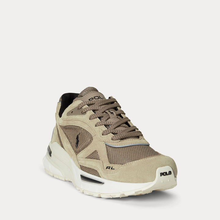 POLO Ralph Lauren Trackster 275 Suede Sneaker-HEREN SCHOENEN & RIEMEN-Beige