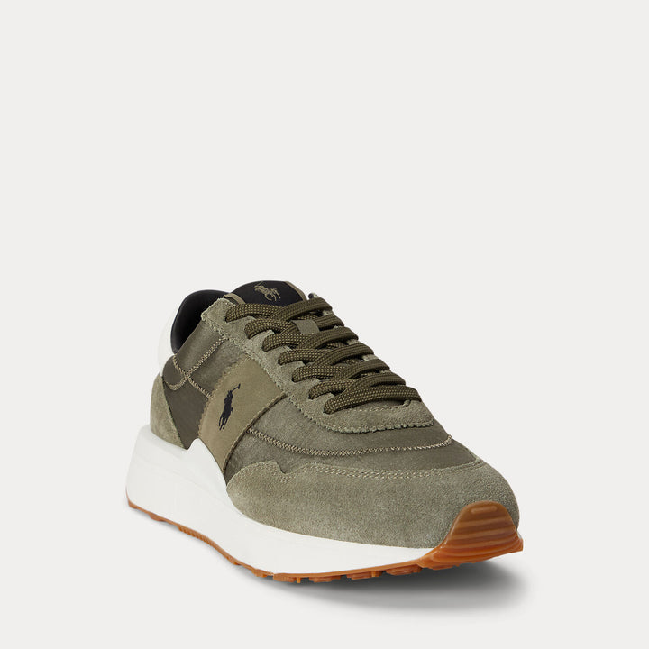 POLO Ralph Lauren Train 89 Sneaker – Groen-HEREN SCHOENEN & RIEMEN-Groen