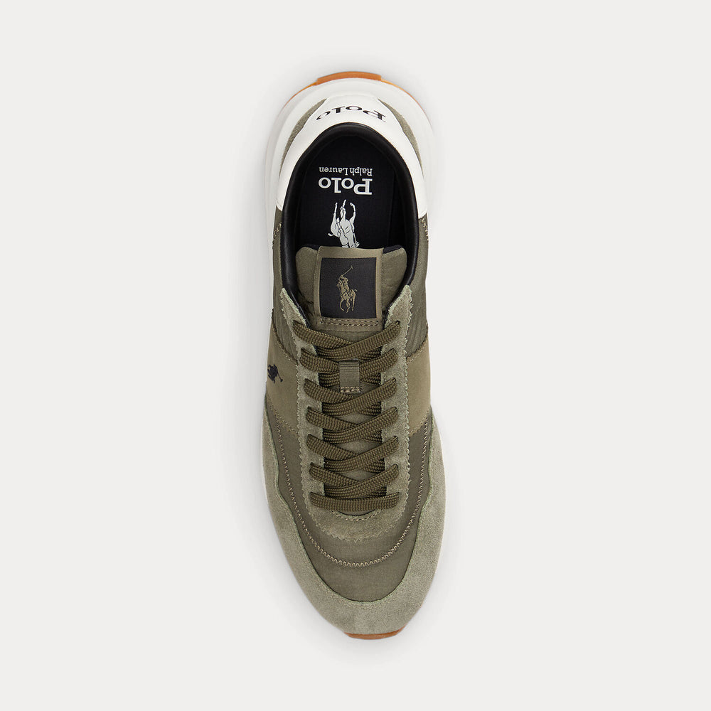 POLO Ralph Lauren Train 89 Sneaker – Groen-HEREN SCHOENEN & RIEMEN-Groen