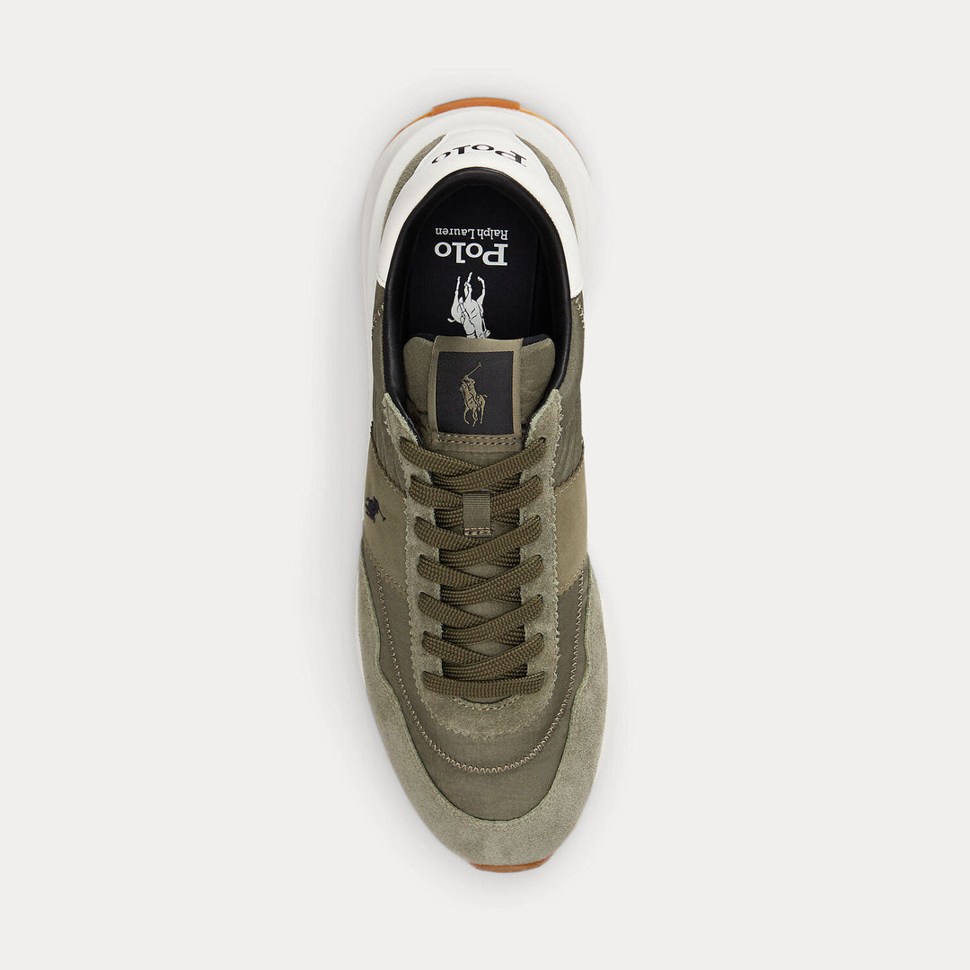 POLO Ralph Lauren Train 89 Sneaker – Groen-HEREN SCHOENEN & RIEMEN-Groen