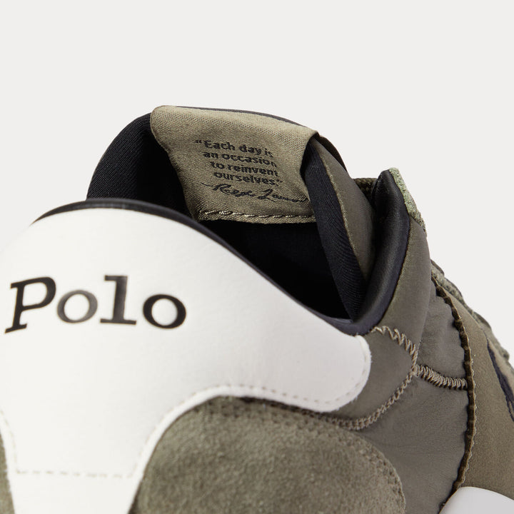 POLO Ralph Lauren Train 89 Sneaker – Groen-HEREN SCHOENEN & RIEMEN-Groen