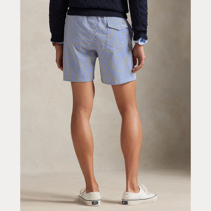 POLO Ralph Lauren Traveler zwembroek – Blauw-68% katoen, 27% polyester, 5% elastaan-HEREN BROEKEN-Blauw