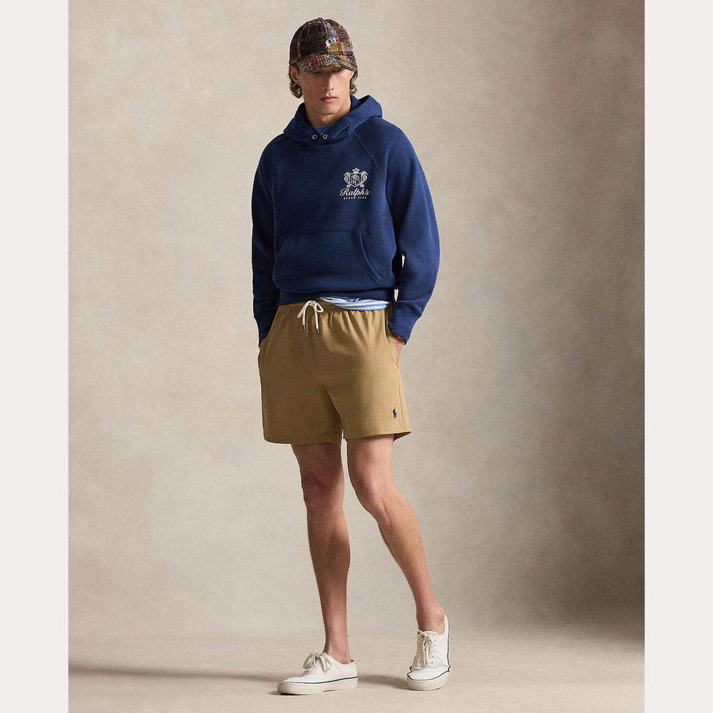 POLO Ralph Lauren Traveler zwembroek – Bruin-90% polyester, 10% elastaan-HEREN BROEKEN-Bruin