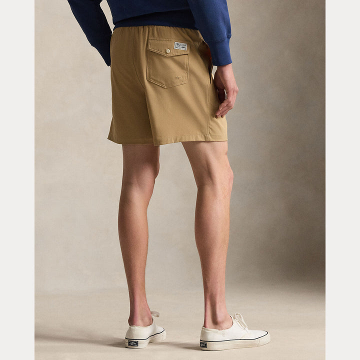POLO Ralph Lauren Traveler zwembroek – Bruin-90% polyester, 10% elastaan-HEREN BROEKEN-Bruin