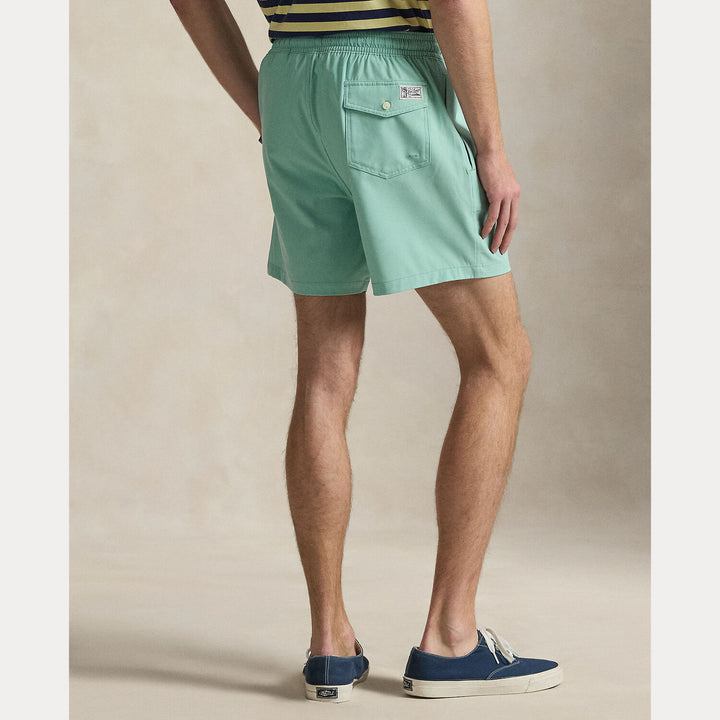 POLO Ralph Lauren Traveler zwembroek – Groen-90% polyester, 10% elastaan-HEREN BROEKEN-Groen