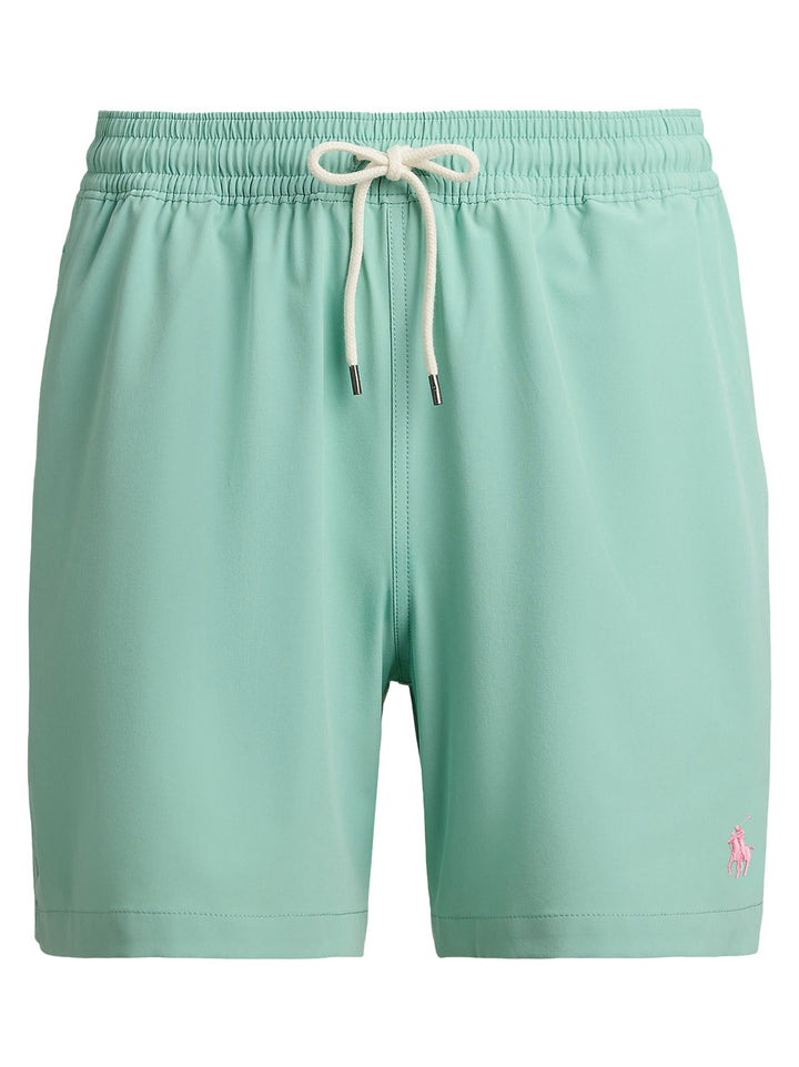POLO Ralph Lauren Traveler zwembroek – Groen-90% polyester, 10% elastaan-HEREN BROEKEN-Groen