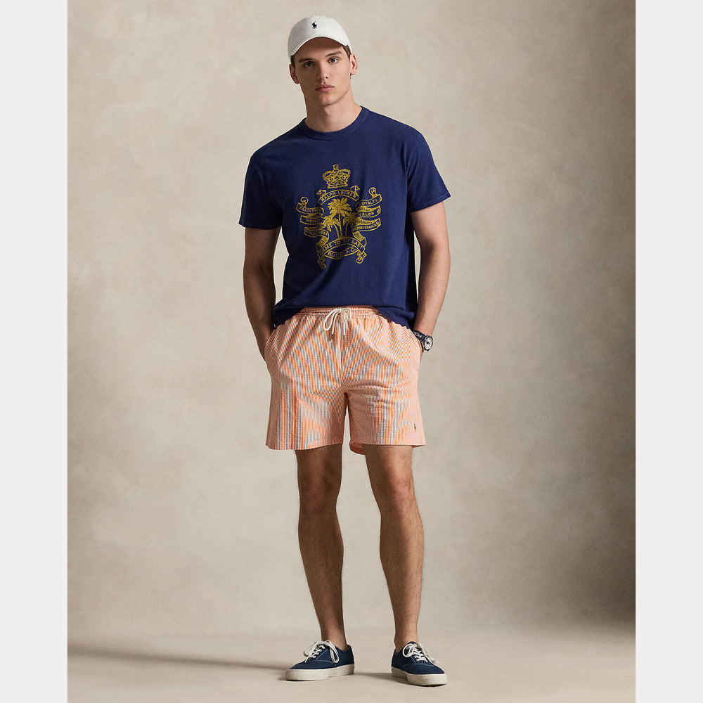 POLO Ralph Lauren Traveler zwembroek – Oranje-68% katoen, 27% polyester, 5% elastaan-HEREN BROEKEN-Oranje