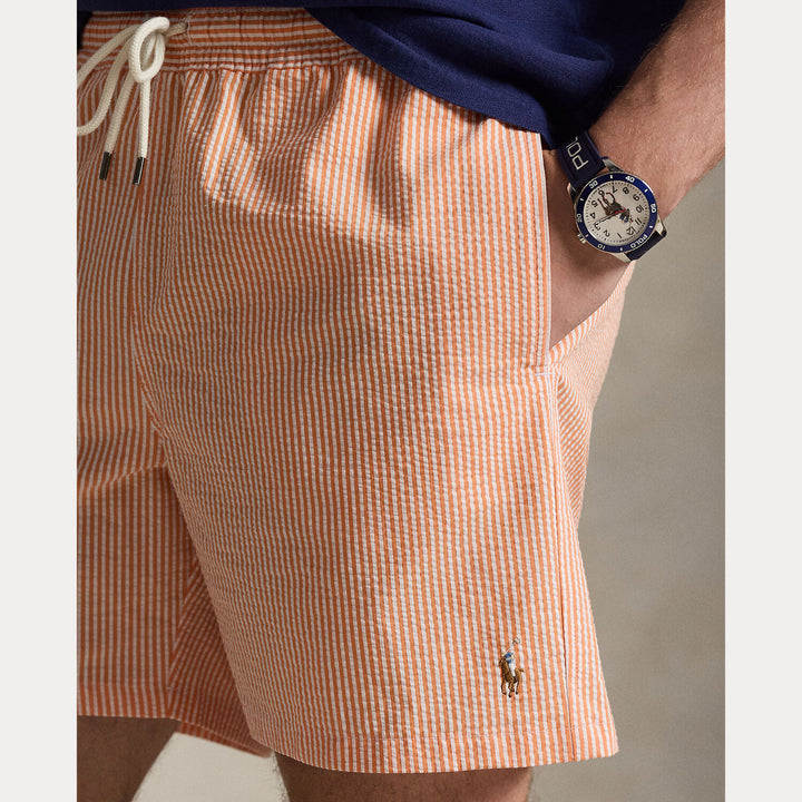 POLO Ralph Lauren Traveler zwembroek – Oranje-68% katoen, 27% polyester, 5% elastaan-HEREN BROEKEN-Oranje