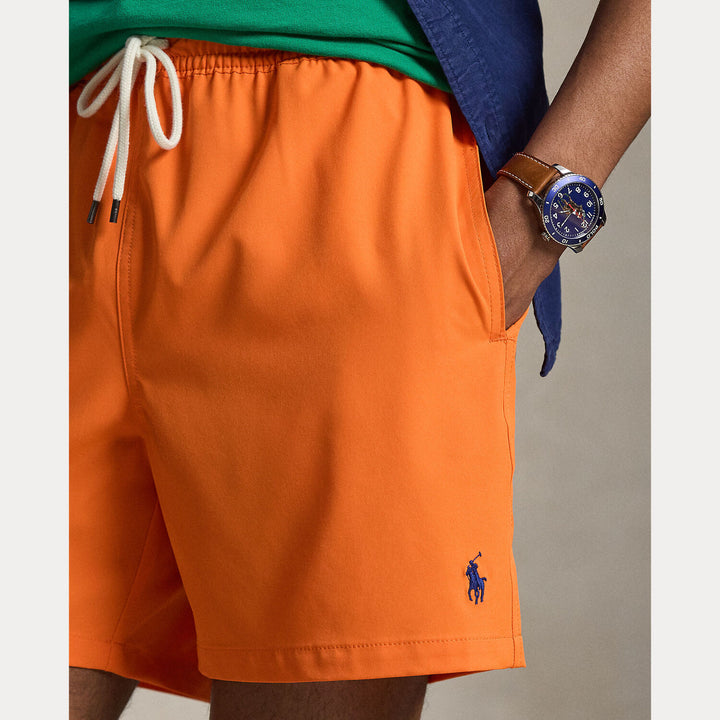 POLO Ralph Lauren Traveler zwembroek – Oranje-90% polyester, 10% elastaan-HEREN BROEKEN-Oranje
