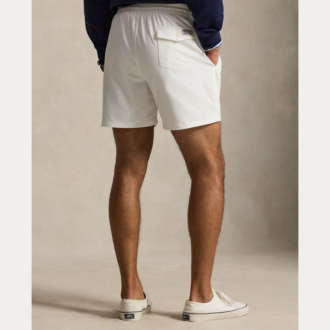 POLO Ralph Lauren Traveler zwembroek – Wit-90% polyester, 10% elastaan-HEREN BROEKEN-Wit