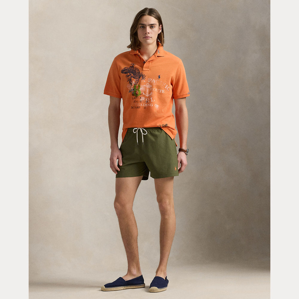POLO Ralph Lauren Traveler Zwemshort-Buitenkant: 90% polyester, 10% elastaan. Slip: 100% polyester.-HEREN ONDER- EN BADMO