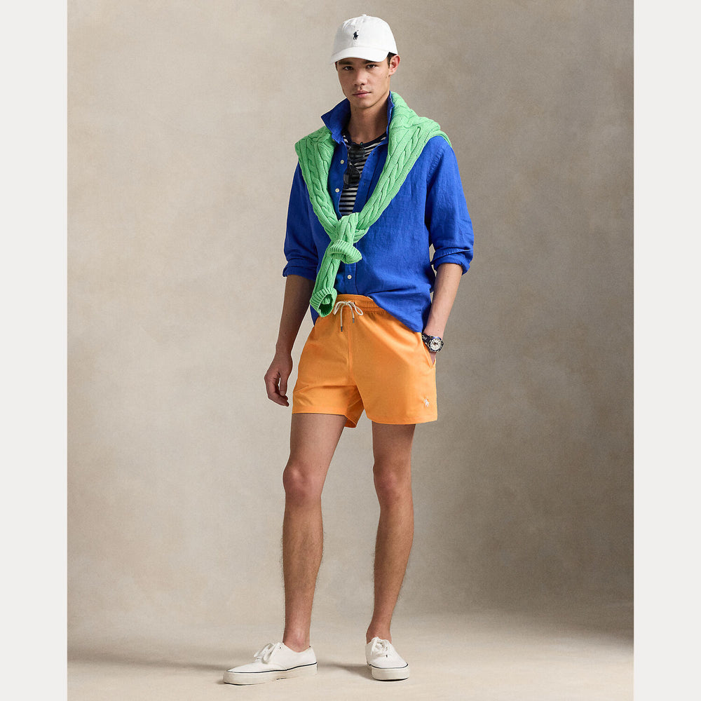 POLO Ralph Lauren Traveler Zwemshort-Buitenkant: 90% polyester, 10% elastaan. Slip: 100% polyester.-HEREN ONDER- EN BADMO