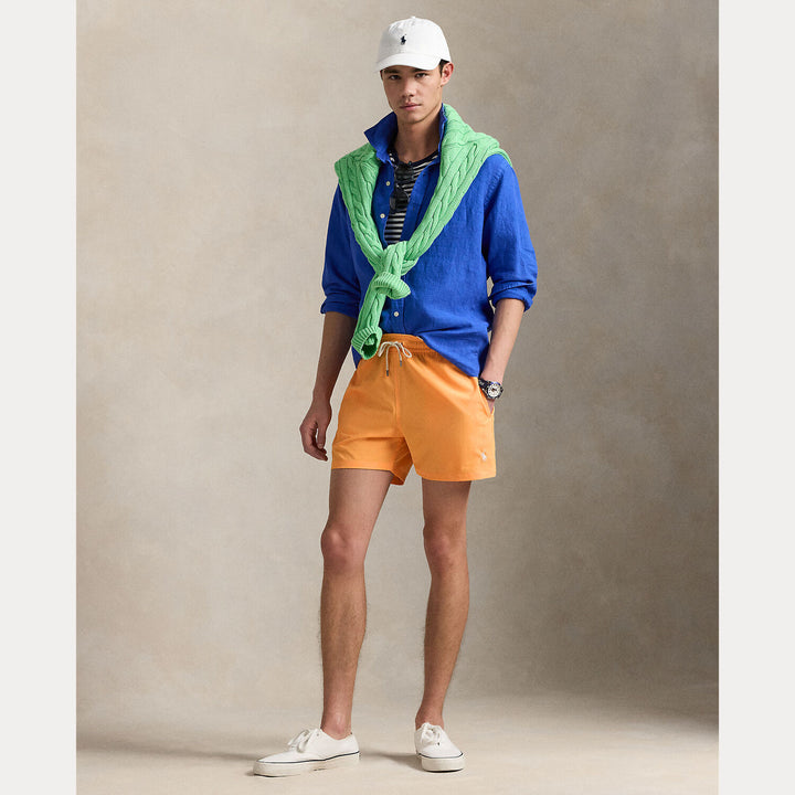 POLO Ralph Lauren Traveler Zwemshort-Buitenkant: 90% polyester, 10% elastaan. Slip: 100% polyester.-HEREN ONDER- EN BADMO