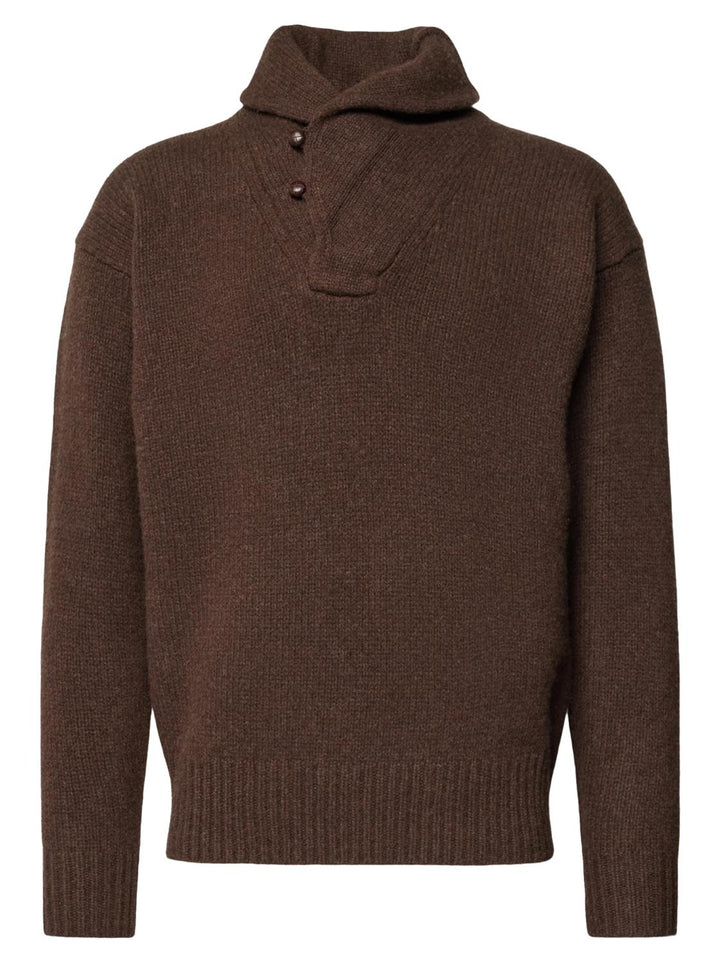 POLO Ralph Lauren trui-80% wol, 20% kashmier-HEREN TRUIEN & VESTEN-Bruin