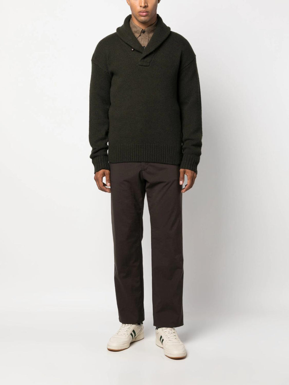 POLO Ralph Lauren trui-80% wol, 20% kashmier-HEREN TRUIEN & VESTEN-Groen