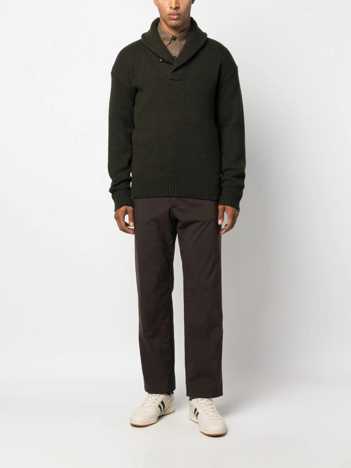 POLO Ralph Lauren trui-80% wol, 20% kashmier-HEREN TRUIEN & VESTEN-Groen