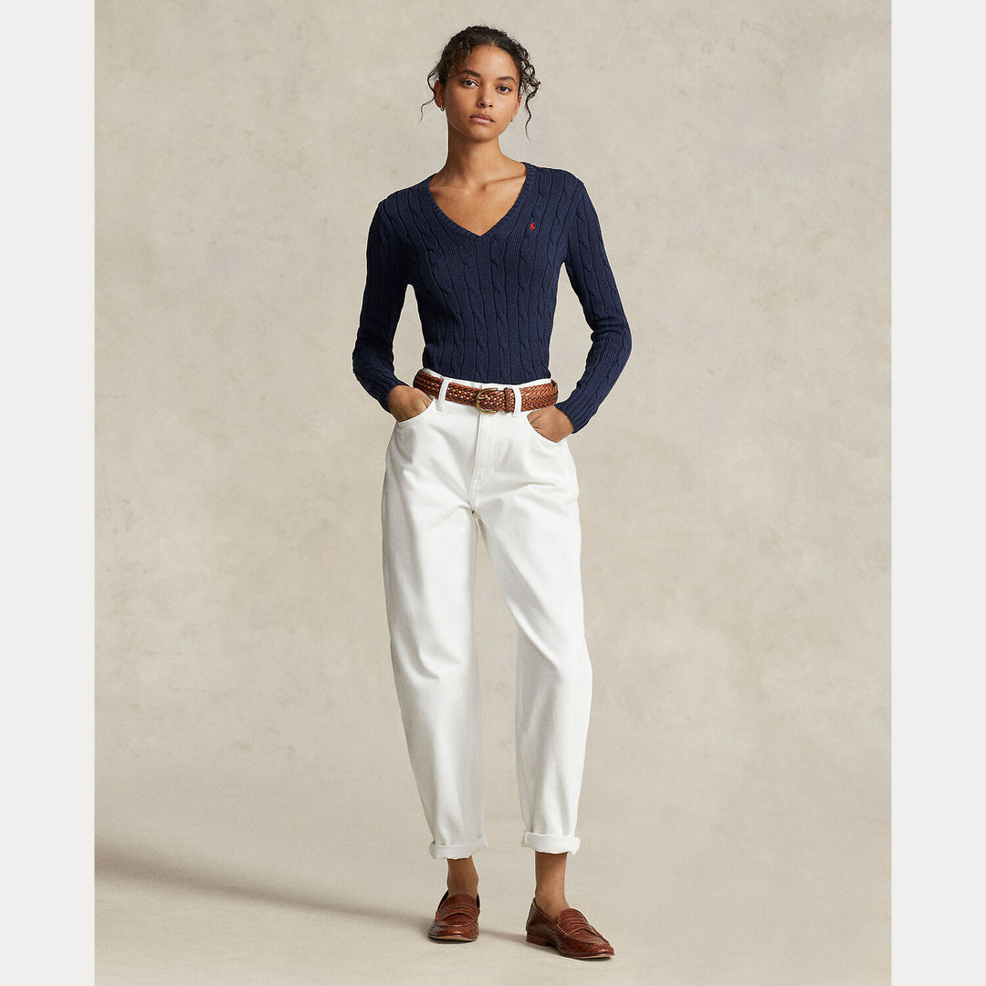 POLO Ralph Lauren trui – Blauw-100% katoen-DAMES TRUIEN & VESTEN-Blauw