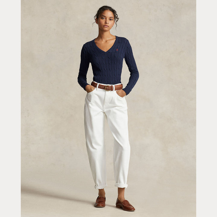 POLO Ralph Lauren trui – Blauw-100% katoen-DAMES TRUIEN & VESTEN-Blauw