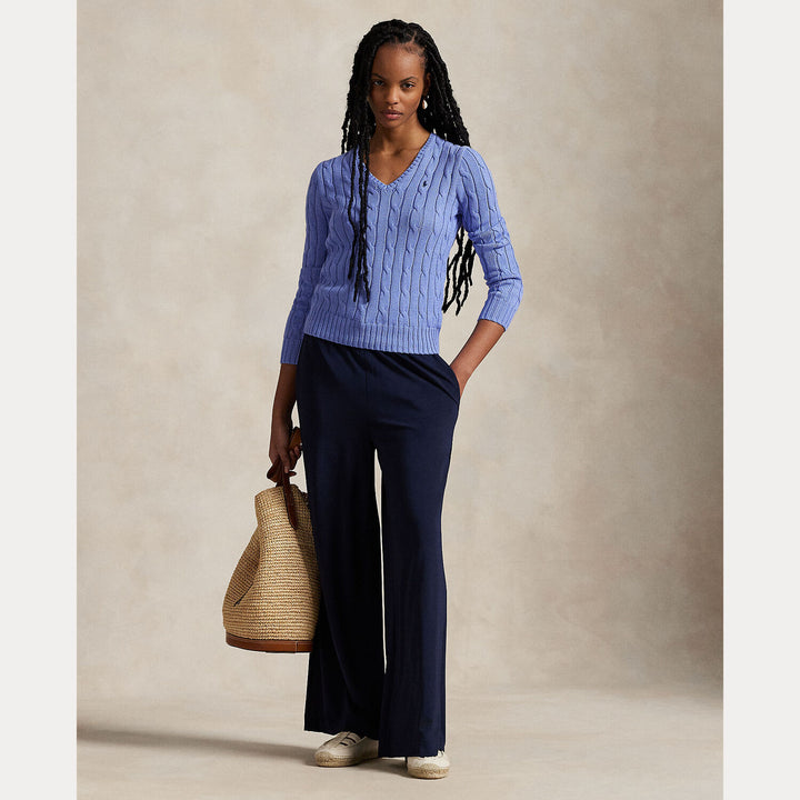 POLO Ralph Lauren trui – Blauw-100% katoen-DAMES TRUIEN & VESTEN-Blauw