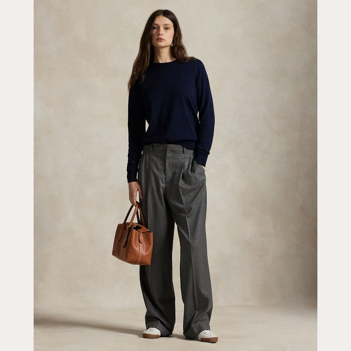 POLO Ralph Lauren Trui – Blauw-100% wol-DAMES TRUIEN & VESTEN-Blauw