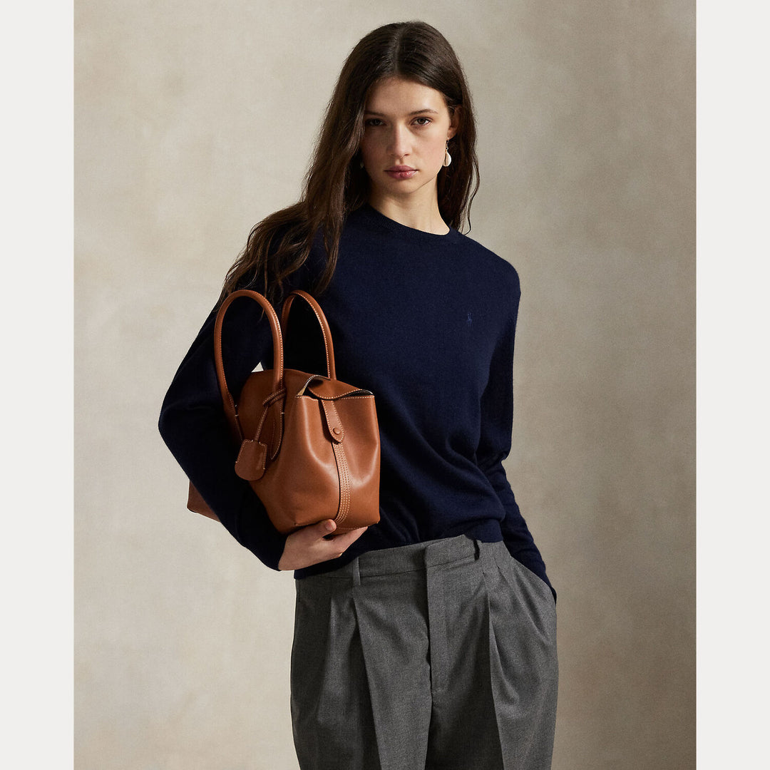 POLO Ralph Lauren Trui – Blauw-100% wol-DAMES TRUIEN & VESTEN-Blauw