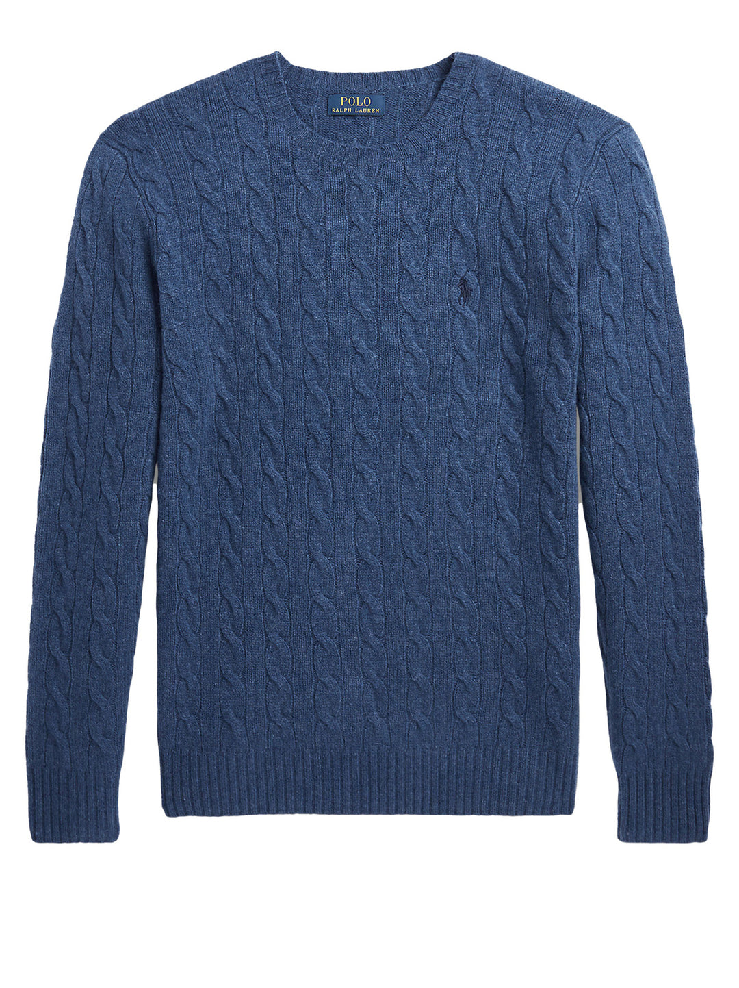 POLO Ralph Lauren Trui – Blauw-90% wol, 10% kashmier-HEREN TRUIEN & VESTEN-Blauw