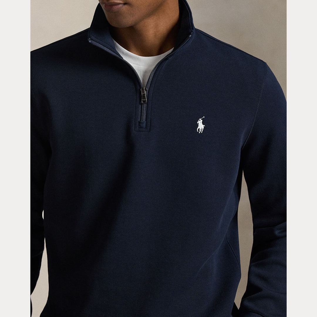 POLO Ralph Lauren Trui Met Rits - Blauw-66% katoen, 34% polyester-HEREN TRUIEN & VESTEN-Blauw