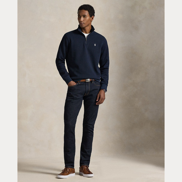 POLO Ralph Lauren Trui Met Rits - Blauw-66% katoen, 34% polyester-HEREN TRUIEN & VESTEN-Blauw