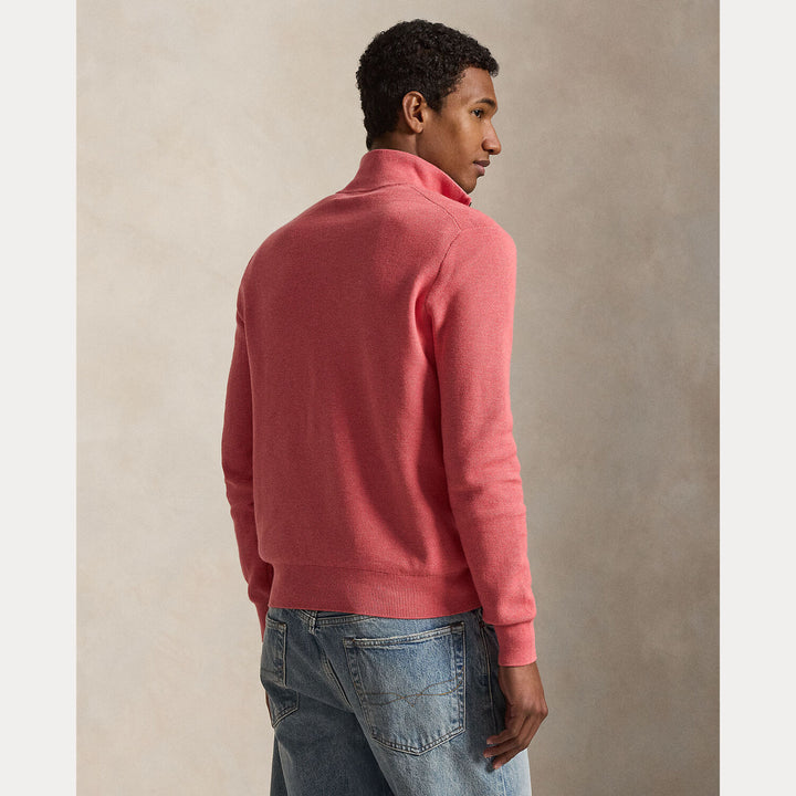 POLO Ralph Lauren Trui Met Rits – Roze-100% katoen-HEREN TRUIEN & VESTEN-Roze
