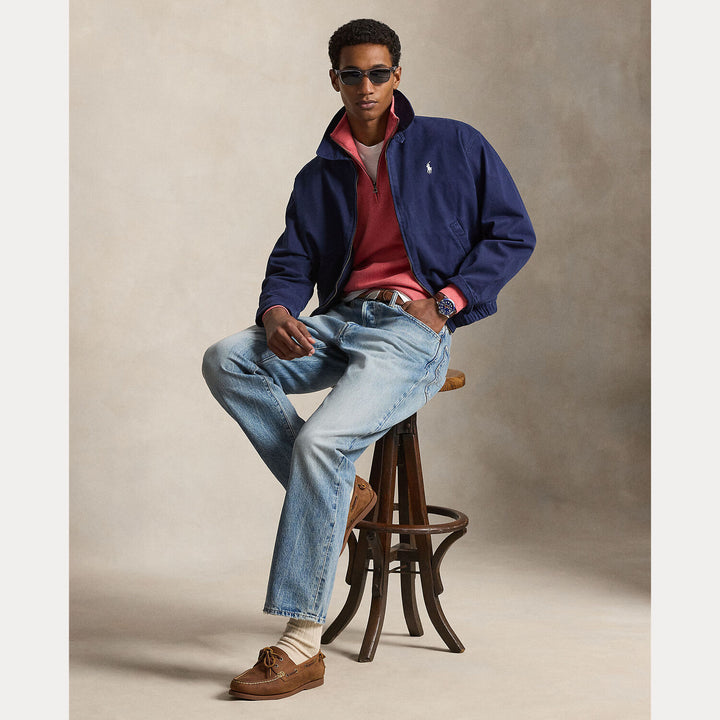 POLO Ralph Lauren Trui Met Rits – Roze-100% katoen-HEREN TRUIEN & VESTEN-Roze