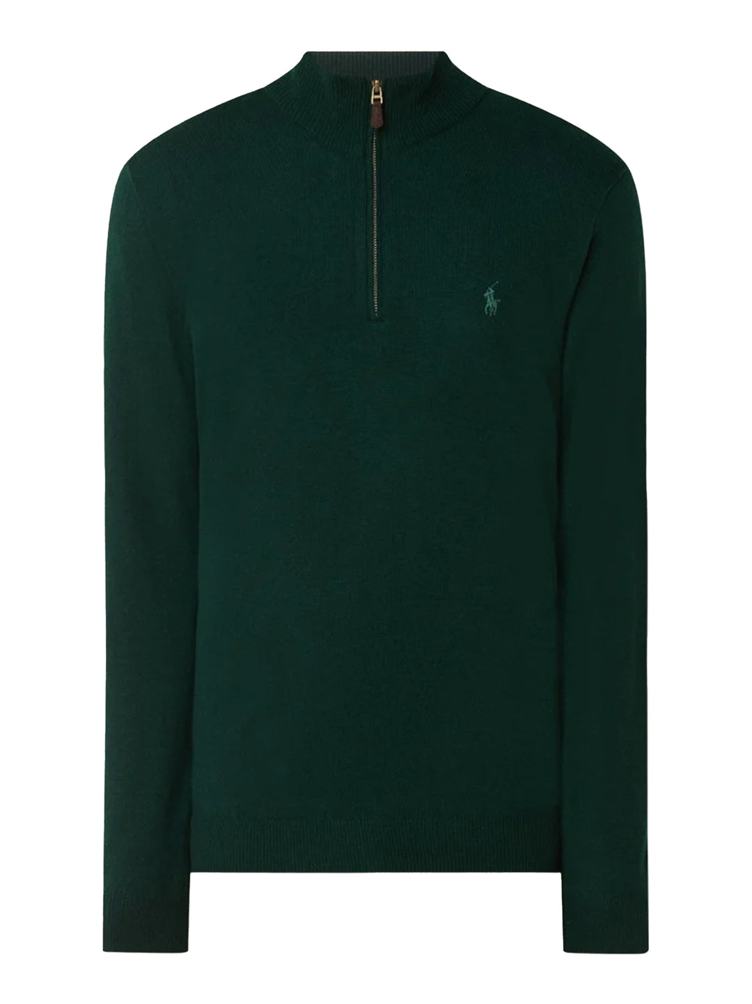 POLO Ralph Lauren trui rits-100% wol-HEREN TRUIEN & VESTEN-Groen