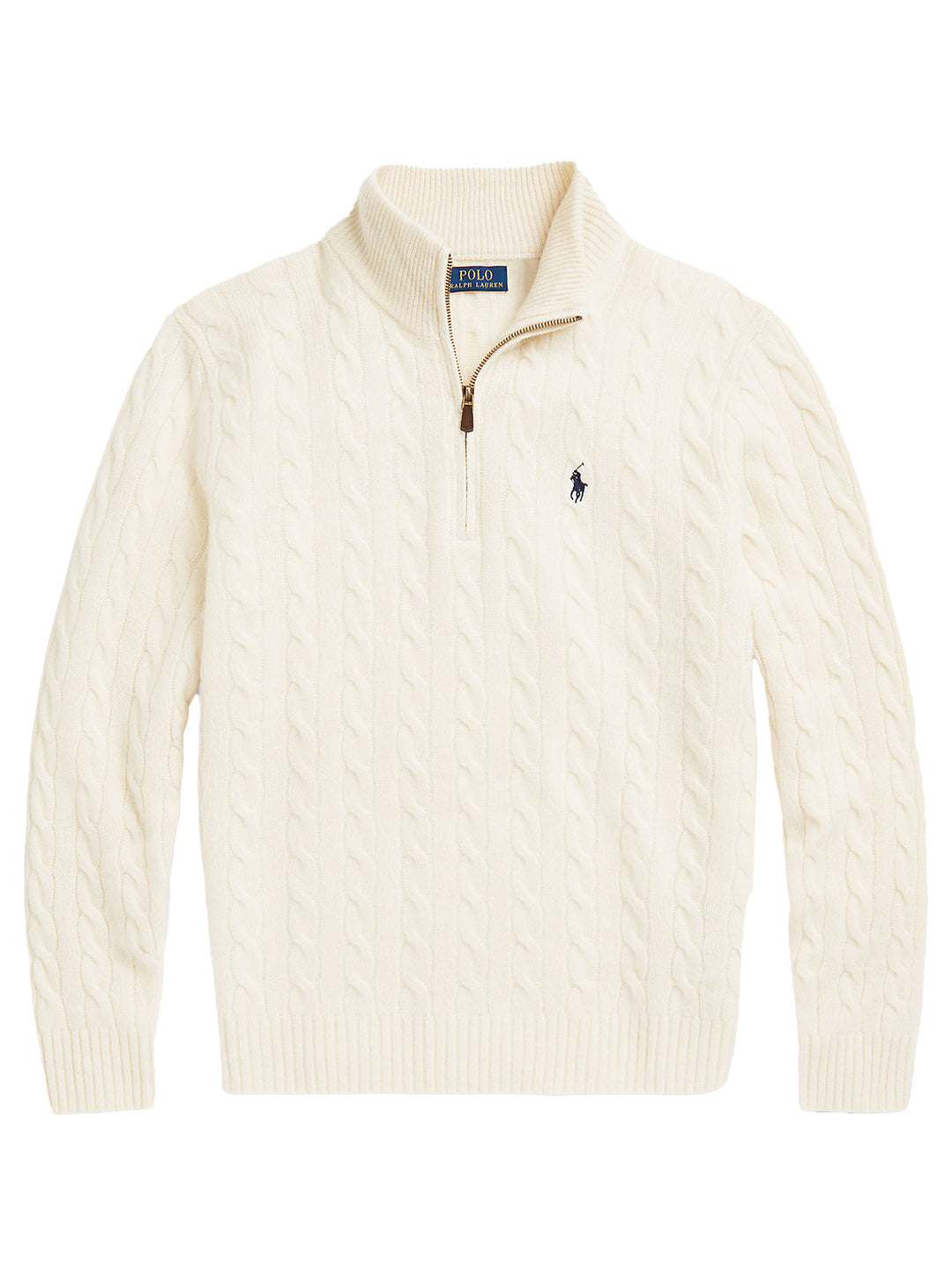 POLO Ralph Lauren Trui Rits – Room-90% wol, 10% kashmier-HEREN TRUIEN & VESTEN-Room