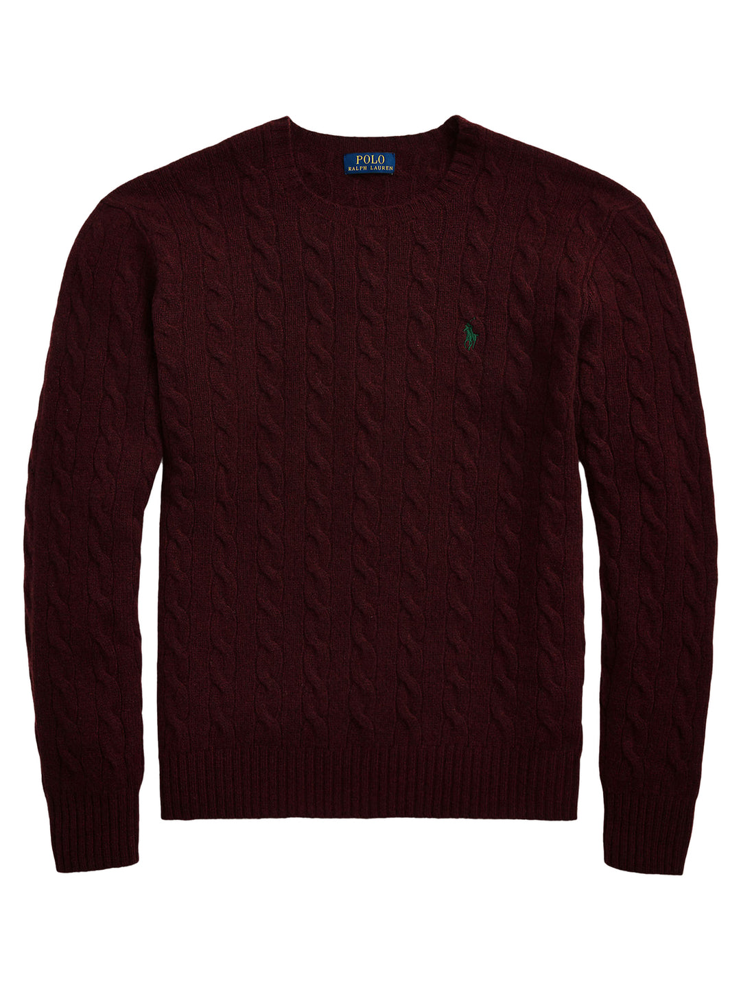 POLO Ralph Lauren Trui – Rood-90% wol, 10% kasjmier-HEREN TRUIEN & VESTEN-Rood