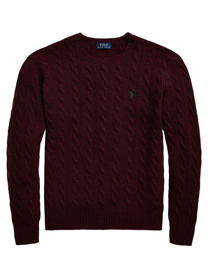 POLO Ralph Lauren Trui – Rood-90% wol, 10% kasjmier-HEREN TRUIEN & VESTEN-Rood