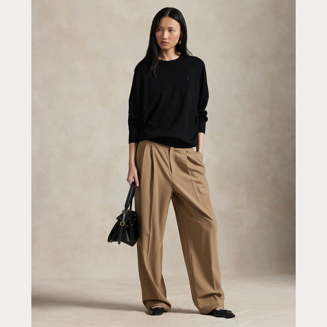 POLO Ralph Lauren Trui – Zwart-100% wol-DAMES TRUIEN & VESTEN-Zwart