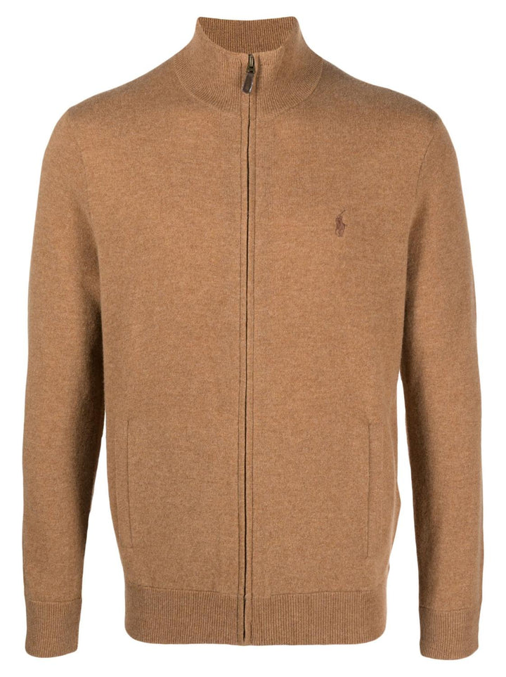 POLO Ralph lauren vest-100% wol-HEREN TRUIEN & VESTEN-Bruin